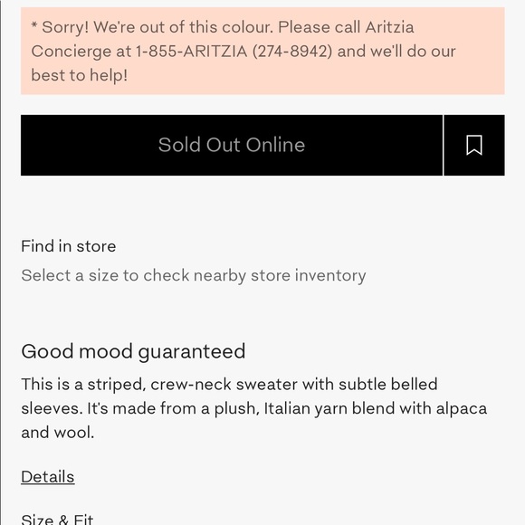 Aritzia Sunday best knit sweater - Picture 7 of 7